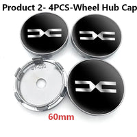 Cache-Moyeux Dacia 60 mm 56 mm Sandero Duster Jogger Lot de 4