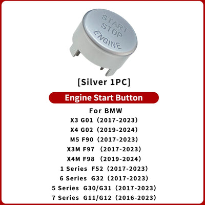 Bouton de Démarrage Sans Clé BMW X3 G01 G30 G11