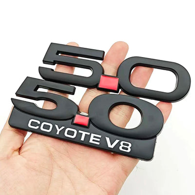Emblème 5.0 COYOTE V8 Ford Mustang GT Shelby