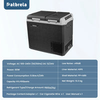 Réfrigérateur de Voiture Patbrela 20 L 40 L 45 L Compresseur 12/24 V avec Contrôle par Application