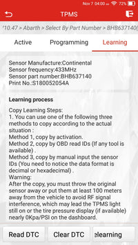 TPMS Tool Launch Creader 5011 V2 Tire Sensor Diagnostic
