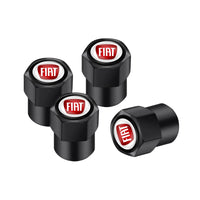 Bouchons de Valve Fiat Abarth 500 Panda Punto Métal 3D — gros plan