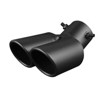 Embout d'Échappement Double Sortie Universel Inox — vue en situation