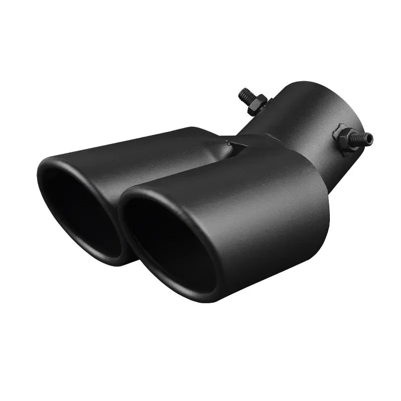 Embout d'Échappement Double Sortie Universel Inox — vue en situation