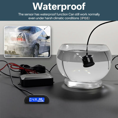 Radar de Recul Hippcron Parktronic 4 Capteurs LCD