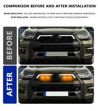 Feux de Calandre LED Nissan Frontier 4, 5 ou 8 Feux RGB ou Couleur