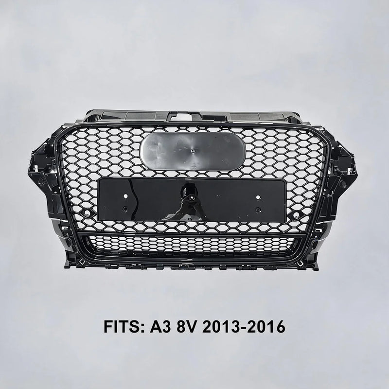 Calandre Nid d'Abeille Audi A3 S3 8V 2013-2016 — vue d'ensemble