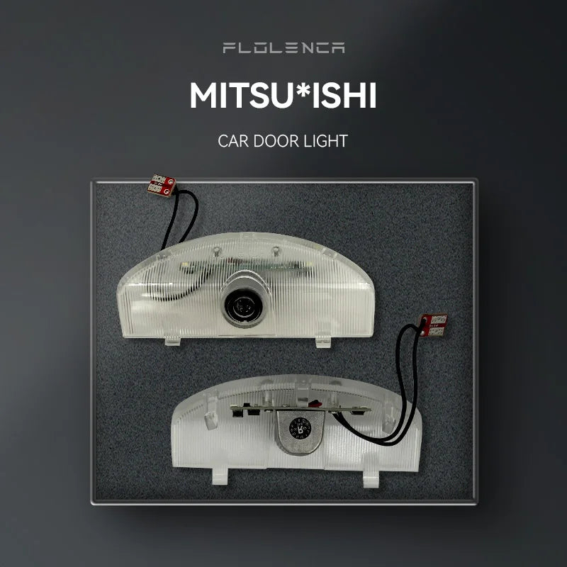 Projecteur de Porte LED Mitsubishi Pajero V80 V87 V93 V97 Montero Grandis Lumière de Bienvenue 2 ou 4 Pièces