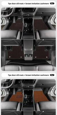 Tapis de Sol TPE Volvo XC60 2009-2026 T8 PHEV Conduite à Gauche Simple ou Double Couche Protection des Seuils