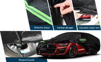 Housse de Protection Voiture Ford Mustang 2005-2024 Étanche Zippée Anti-Neige Anti-Grêle