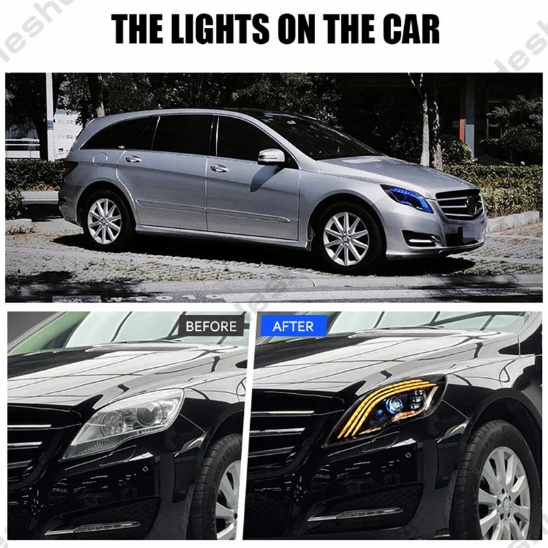 Phares LED Mercedes Classe R W251 R300 R500 2011-2017