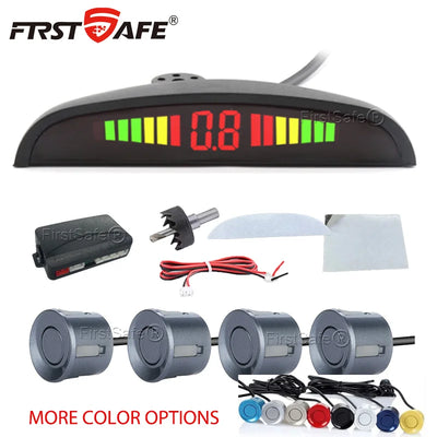 Radar de Recul 4 Capteurs Écran LED FirstSafe KZ-068