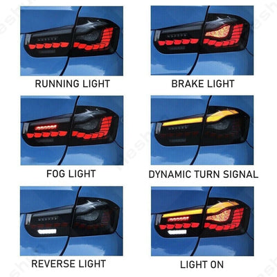 Feux Arrière LED BMW Série 3 F30 F35 F80 M3 2012-2018 DRL