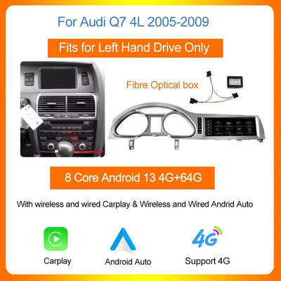 Autoradio Android Audi Q7 4L MMI 2G 3G