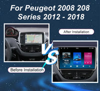 Autoradio CarPlay Peugeot 208 2008 2012-2018 Android Écran Tactile
