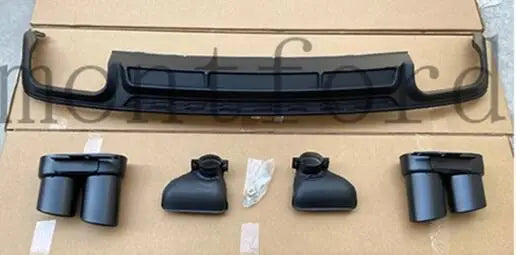 Diffuseur Arrière Audi A6 S6 C8 2019-2021 avec 4 Embouts Argent ou Noirs
