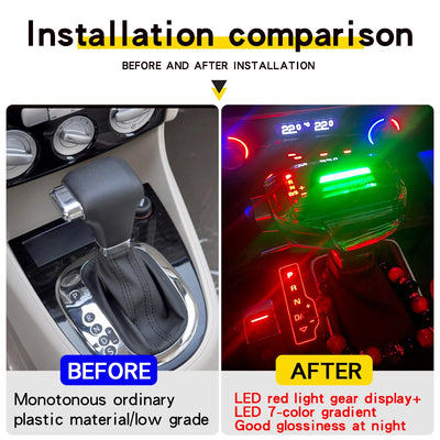 Pommeau Vitesse Cristal LED VW Audi Skoda Auto
