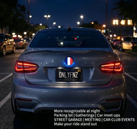 Logo Emblème LED Dynamique pour Coffre BMW 74 ou 82 mm, Écran Rond Animé