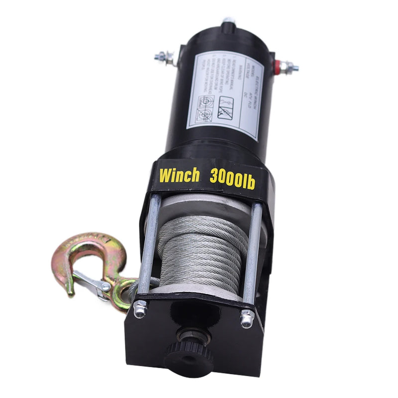 Treuil Électrique Palan 12V 24V 1361 kg Voiture