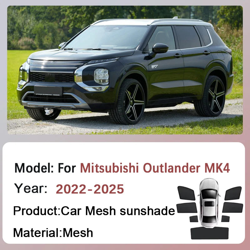 Pare-Soleil Magnétique Maille Mitsubishi Outlander MK4 2022-2026