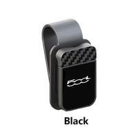 Clip Lunettes Carbone pour Pare-Soleil Fiat 500 500L 500X
