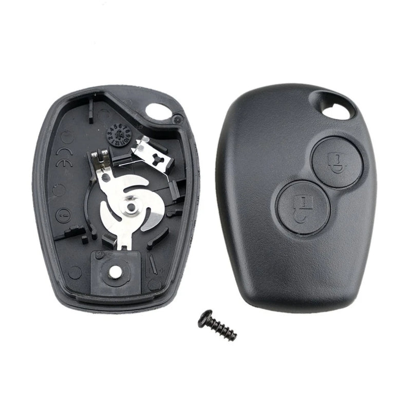 Coque de Clé Renault Mégane Modus Espace Laguna Duster Logan Dacia Sandero Fluence Clio Kangoo Télécommande 2 Touches