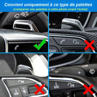 Palettes au Volant Audi RS3 RS4 RS5 RS6 RS7 RS e-tron GT Aluminium Forgé