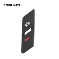 Cache-Boutons de Verrouillage de Porte Audi A6 C6 S6 RS6 — vue de trois quarts