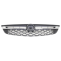 Calandre de Radiateur Avant Opel Astra K 2015-2019 Maille Noir Brillant et Baguettes Chromées