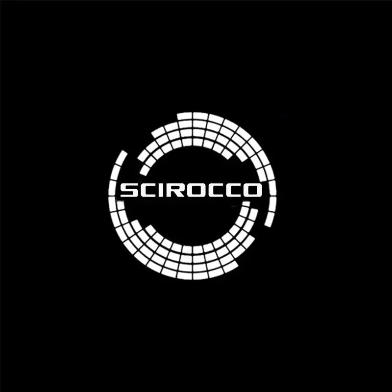 Projecteur Logo Porte Volkswagen Scirocco LED 9 Motifs 2 Pièces