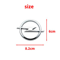 Emblème Logo Opel 145 mm en ABS Noir ou Argent pour l'Avant et l'Arrière Astra Insignia Corsa Zafira