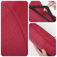 Coussin de Nuque Suédine Appuie-Tête Voiture Audi Q7 A6 — gros plan