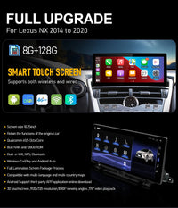 Autoradio Android 14 Écran 10,25 Pouces Lexus NX 200 200t 300h 2014-2016 CarPlay DSP 4G