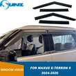 Déflecteurs de Vitres MG U9 Maxus eTerron 9 2024-2027 Lot de 4