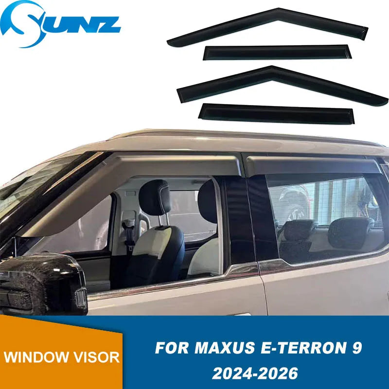 Déflecteurs de Vitres MG U9 Maxus eTerron 9 2024-2027 Lot de 4
