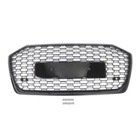 Calandre Audi A6 S6 C8 2019-2023 Style RS6 Nid d'Abeille Noir Brillant