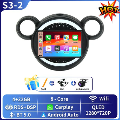 Autoradio Android CarPlay MINI Cooper R56 R60 2006-2015