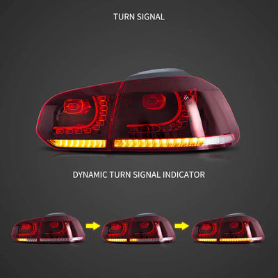Feux Arrière LED Volkswagen Golf 6 MK6 2008-2014