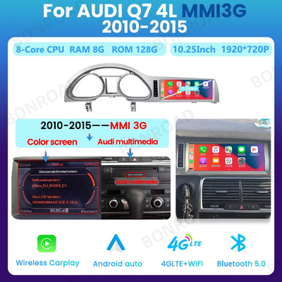 Autoradio CarPlay Android Auto Audi Q7 4L 2005-2015