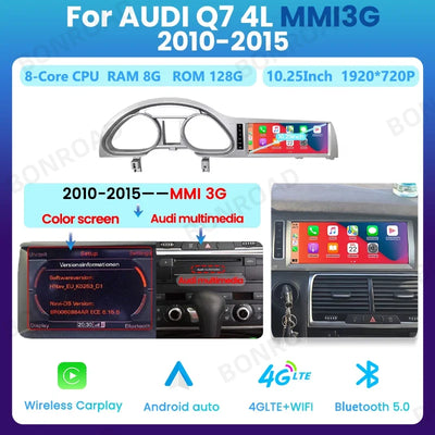 Autoradio Audi Q7 4L 2005-2015 CarPlay Android Auto