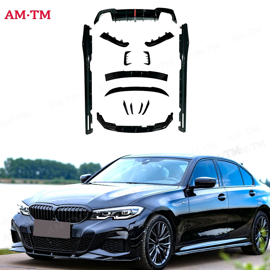 Kit Carrosserie BMW Série 3 G20 2020-2022 Noir Brillant