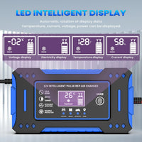 Chargeur de Batterie Voiture 12V 6A Intelligent à Impulsions