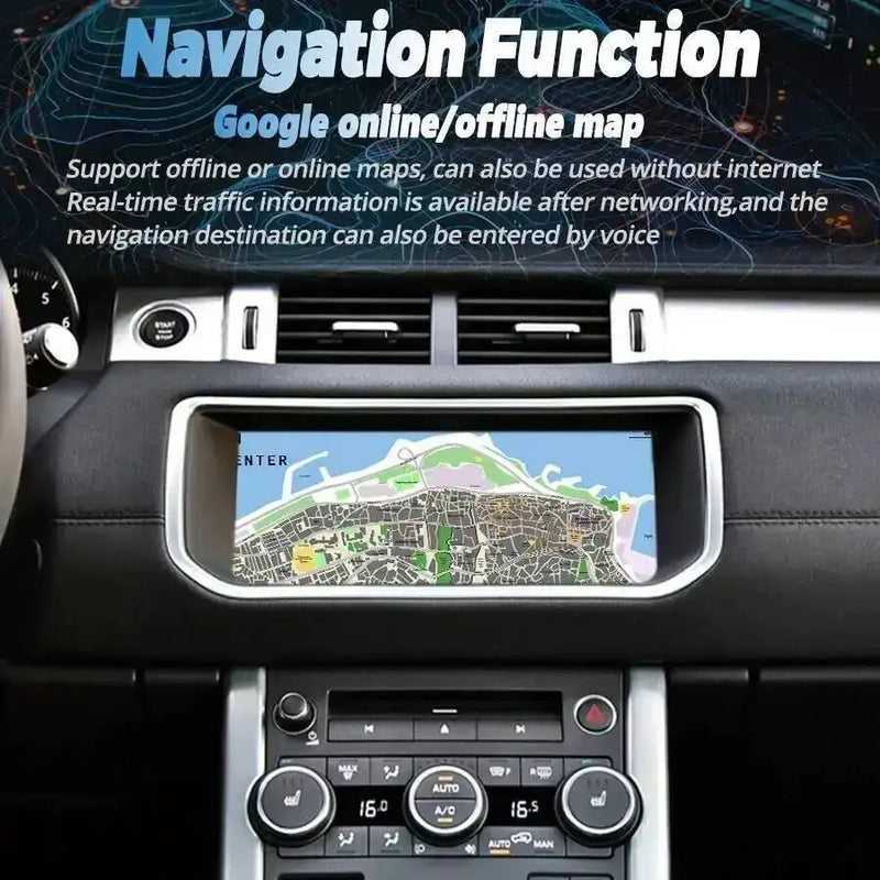 Autoradio Android 15 Land Rover Evoque L538 2012-2018 Écran QLED 10,25 Pouces CarPlay GPS