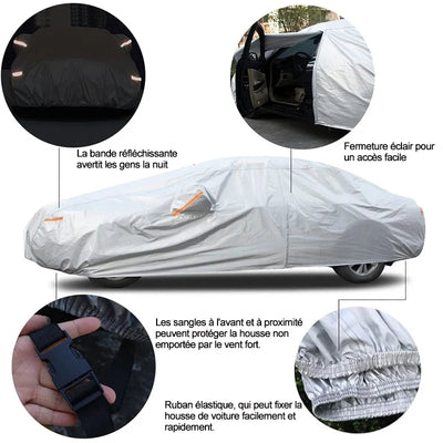 Bâche de Protection Voiture Imperméable Universelle