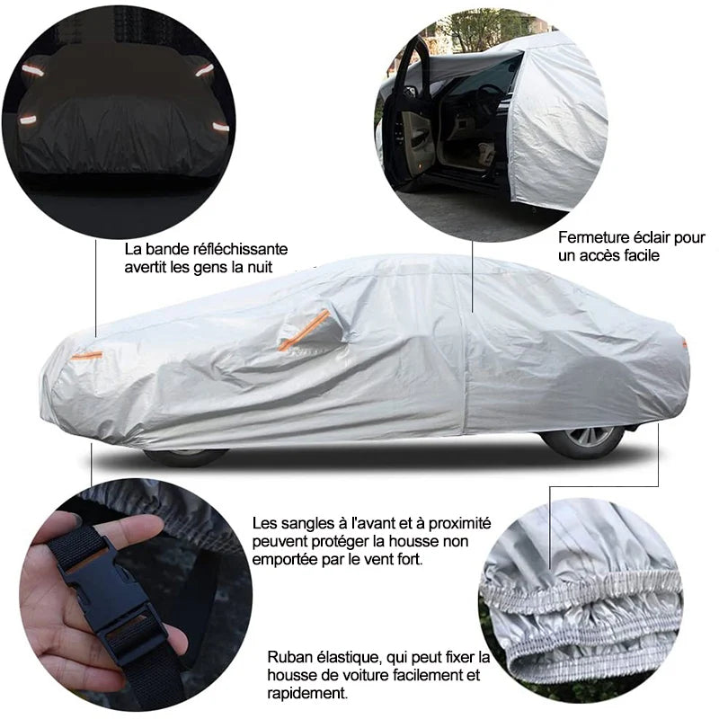 Bâche de Protection Voiture Imperméable Universelle
