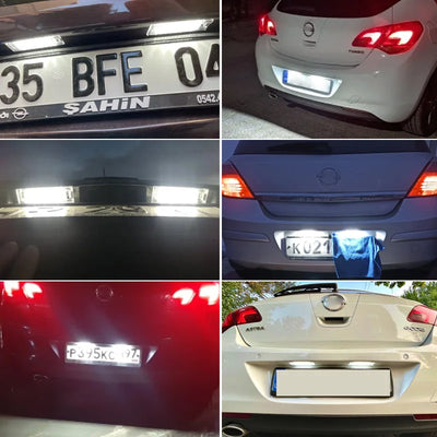 Éclairage de Plaque LED Opel Astra Corsa Insignia