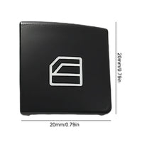 Cache-Boutons Lève-Vitre Mercedes W204 X204 W212 GLK — détail du support