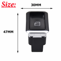 Bouton Lève-Vitre Passager Mercedes W204 W212 W176 A2049058102 — gros plan