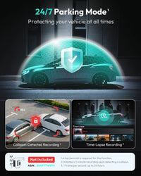 Dashcam Botslab Plus 4K HDR Avant et Arrière avec GPS, Wi-Fi 5 GHz et Capteur SONY STARVIS 2 Vision Nocturne