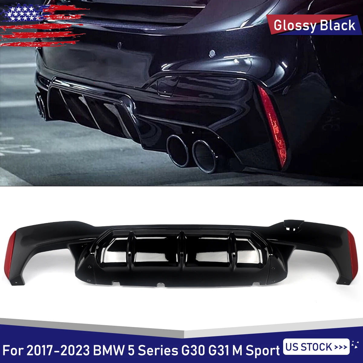 Diffuseur Arrière BMW Série 5 G30 G31 2017-2021